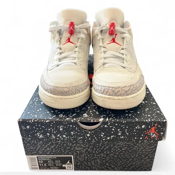 Jordan Spizike Low Sneakers, University Red, Men’s Size 10 - Picture 4 of 8